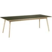 fdb møbler table de salle à manger c35 - olive - 95 x 220 cm