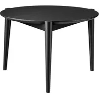 fdb møbler table basse d102 søs - noir - ø55 cm