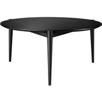 fdb møbler table basse d102 søs - noir - ø85 cm