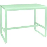 fermob table haute bellevie - 83 vert opaline - 140 x 80 cm