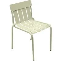 fermob chaise stripe - 65 vert tilleul