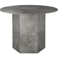 gubi table basse epic - misty gray steel - ø60 cm