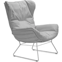freifrau fauteuil leyasol wingback - lopi charcoal - gris clair perlé (indoor)