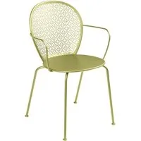 fermob fauteuil lorette - 65 vert tilleul