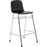 hem chaise de bar touchwood - noir - chromé - 65 cm