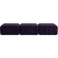 ambivalenz canapé curt configuration 3 - jet bleu/violet
