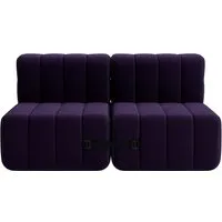 ambivalenz canapé curt configuration 4 - jet bleu/violet