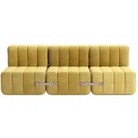 ambivalenz canapé curt configuration 6 - barcelona jaune mais
