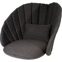 cane-line outdoor set de coussins de la chaise longue peacock - dark grey