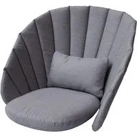 cane-line outdoor set de coussins de la chaise longue peacock - grey