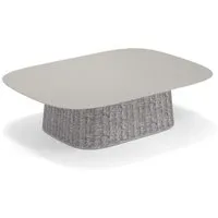 emu table basse carousel - ciment / gris - rectangulaire