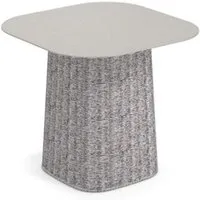 emu table basse carousel - ciment / gris - carré