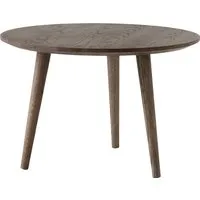 &tradition table basse in between - ø60 x 40 cm - smoked oiled eiche