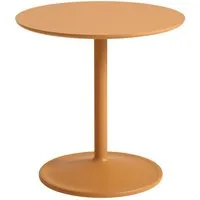 muuto table d'appoint soft side - orange - ø48
