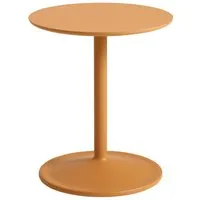 muuto table d'appoint soft side - orange - ø41