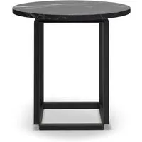 new works table d'appoint florence - mabre noir marquina