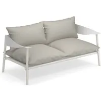 emu sofa terramare  - blanc/blanc - écru - 2 places