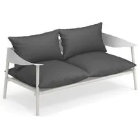 emu sofa terramare  - blanc/blanc - gris foncé - 2 places