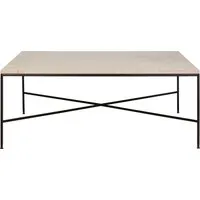fritz hansen table d'appoint planner coffee table carrée grande - blanc crème - 80 x 80 cm