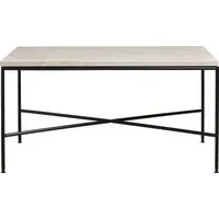 fritz hansen table d'appoint planner coffee table rectangulaire - blanc crème - 75 cm
