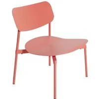 petite friture fauteuil lounge fromme - corail