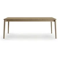 northern table rectangulaire expand - chêne huilé clair - 200 x 90 cm