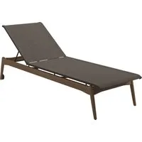 gloster chaise longue sway - sepia