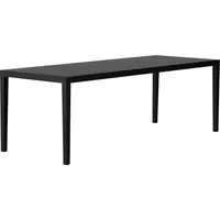 horgenglarus table de salle à manger mi t-1610 - hêtre noir hg 203 - 180 x 74 x 90 cm
