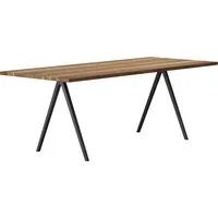 horgenglarus table de salle à manger podia t-1806 - noyer noir naturel hg 560 - 180 x 90 x 74 cm