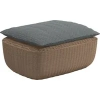 gloster repose-pied omada ottoman - wave gravel