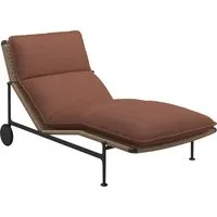 gloster chaise longue zenith - blend clay