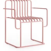 diabla chaise à accoudoirs grill - pink