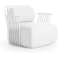 diabla fauteuil à accoudoirs grill - white