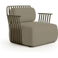 diabla fauteuil à accoudoirs grill - bronze