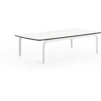 diabla table basse arp - white - 120 x 60 cm
