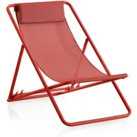 diabla chaise longue trip - red