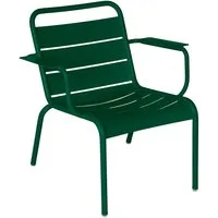 fermob fauteuil lounge luxembourg - 02 vert cèdre