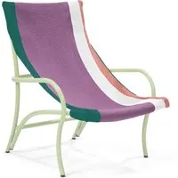 ames fauteuil maraca  - turquoise vert / violet rouge / vert pastel