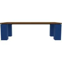 gervasoni table de salle à manger inout 33/34 - bleu - 250 cm