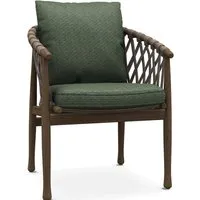 b&b italia fauteuil avec accoudoirs ginestra - ermitage 400 verde