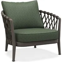 b&b italia petit fauteuil erica outdoor - tortora - ermitage 400 verde
