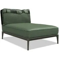 b&b italia chaise longue ribes 141 cm - sauge - ermitage 400 verde