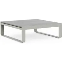 gandia blasco table basse flat 90 - agate grey