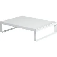 gandia blasco table basse flat ronde 120 - white