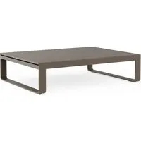 gandia blasco table basse flat ronde 120 - bronze