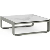 gandia blasco table basse flat 70 - cement grey