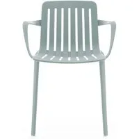magis chaise avec accoudoirs plato - bleu clair