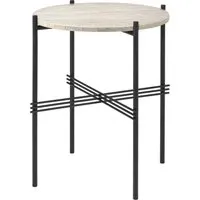 gubi table d'appoint ts outdoor ø40 cm - classic black, neutral white