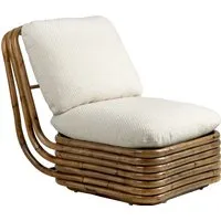 gubi fauteuil bohemian 72 lounge - lupo special diagonal bouclé 007
