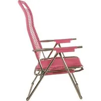 jan kurtz chaise longue spaghetti - rose - aluminium